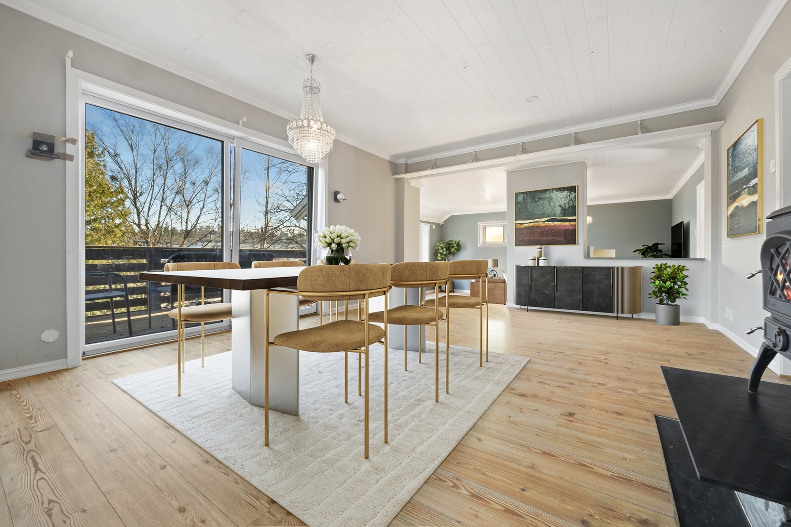 Leiligheten har en sentral beliggenhet på Billingstad. Galleribilde