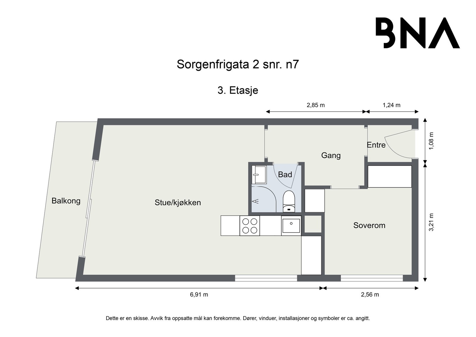 Plantegning Galleribilde