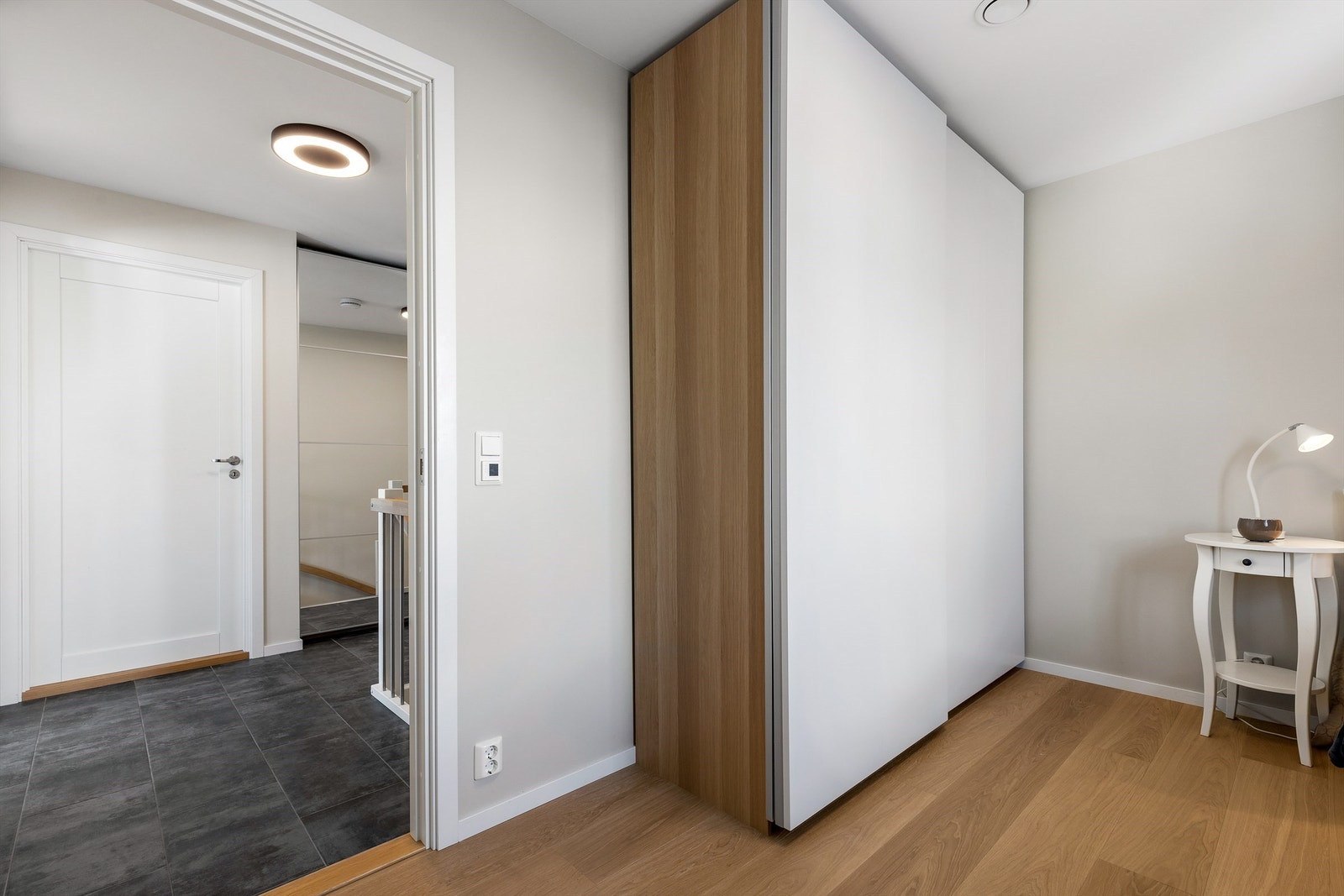 Soverom med skyvedørsgarderobe Galleribilde