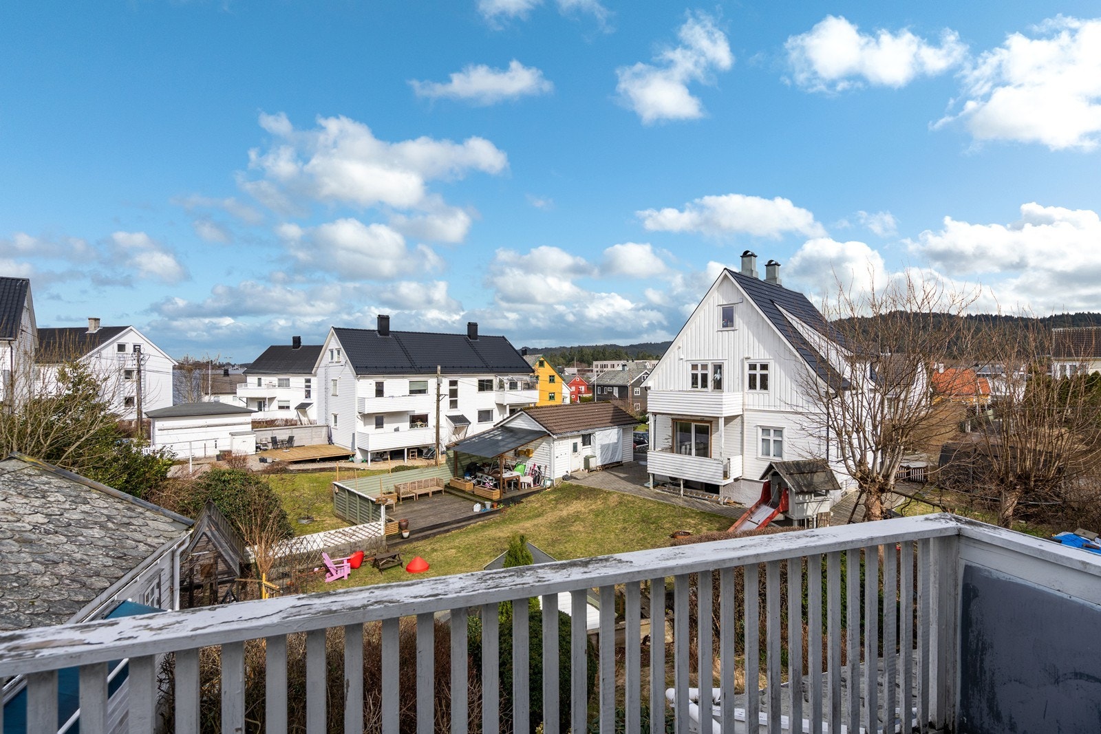Utsikt fra balkong i 2. etasje Galleribilde