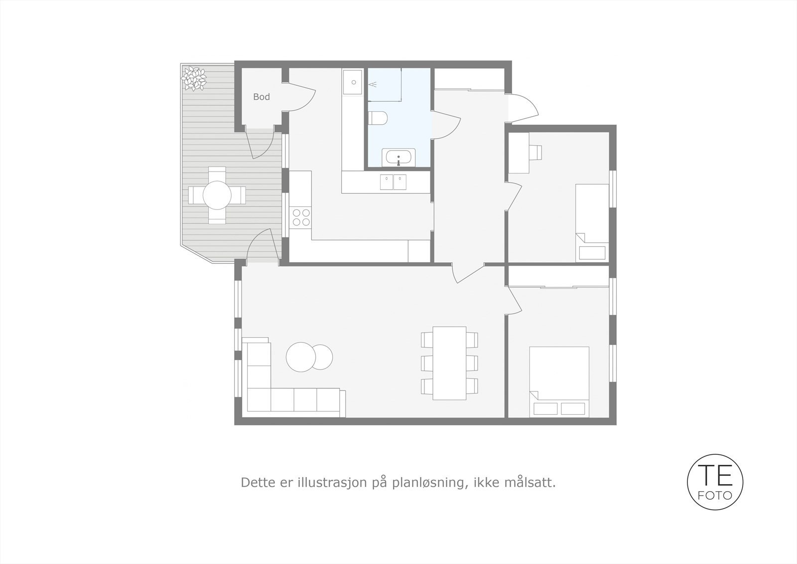 Plantegning Galleribilde