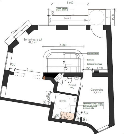 Plantegning Galleribilde