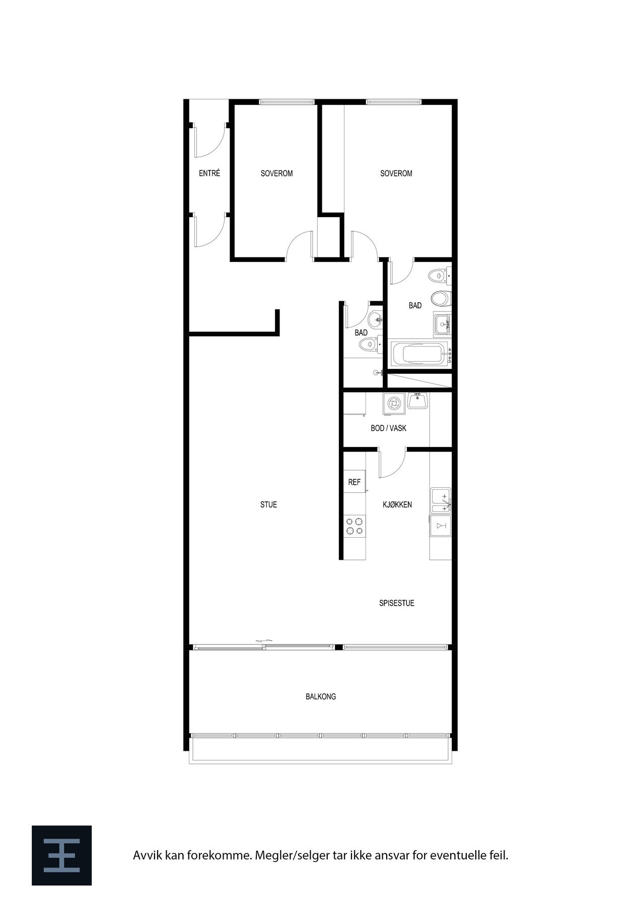Plantegning - 4. etasje. Galleribilde