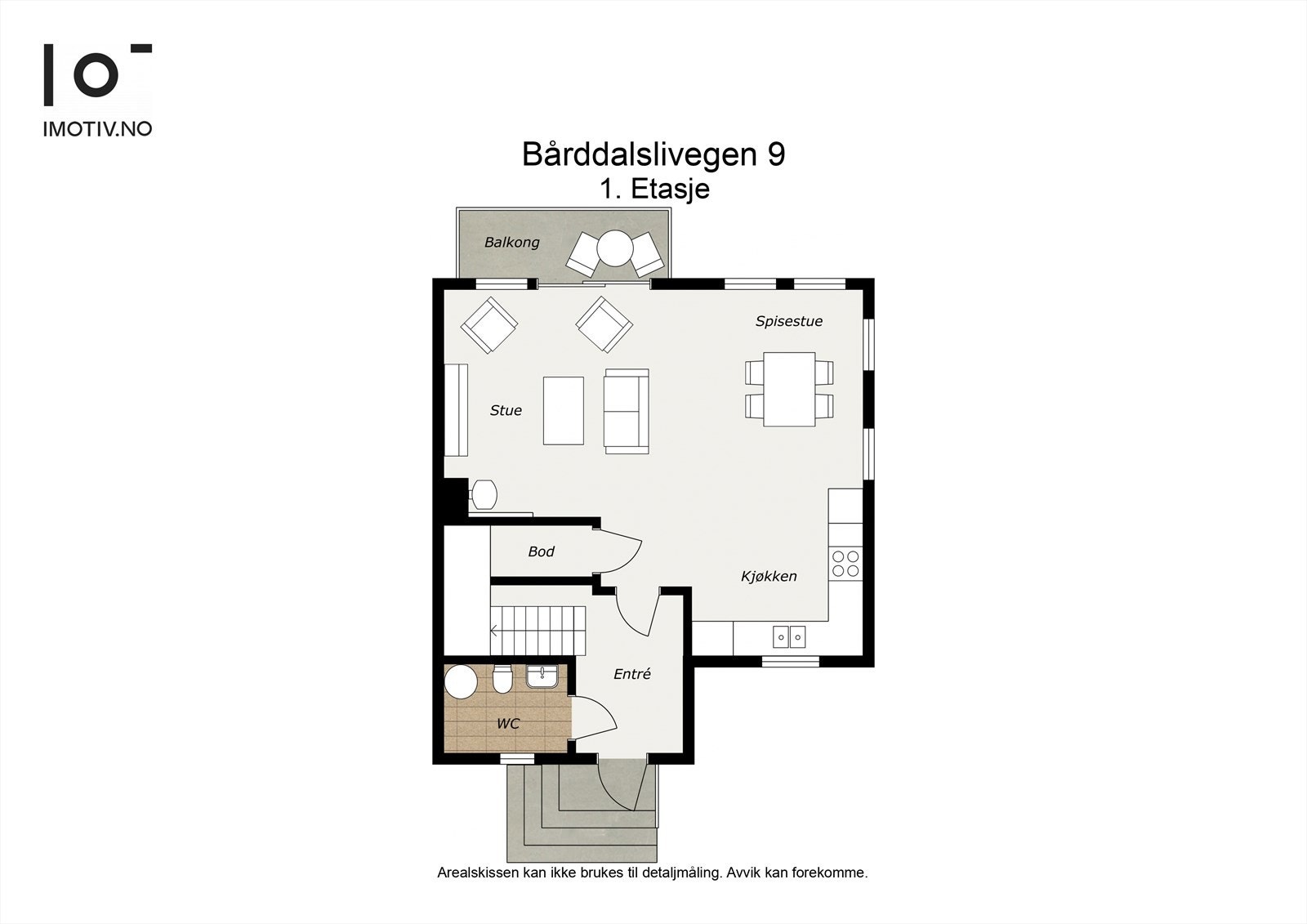 - Plantegning hovedetasje - Galleribilde