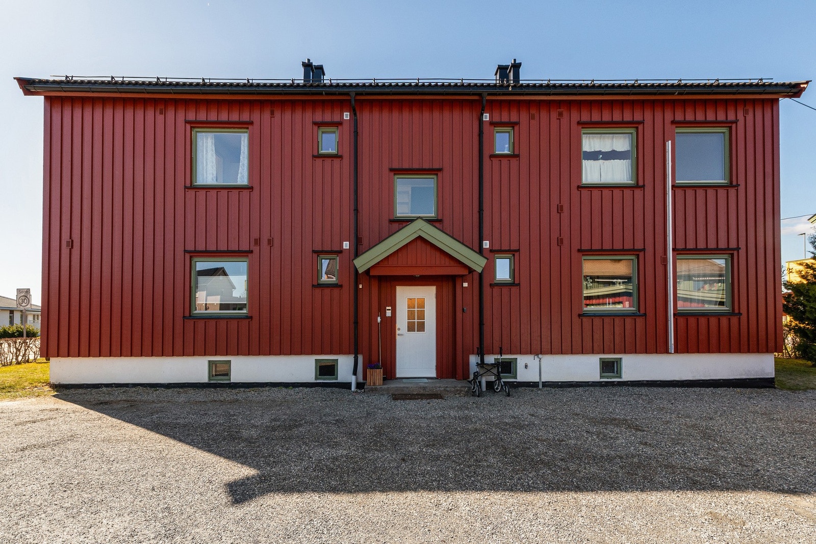 Her ser du inngangspartiet Galleribilde
