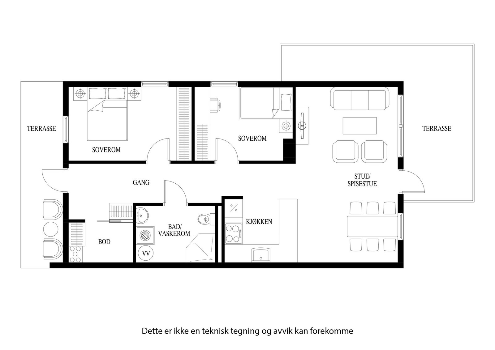Plantegning Galleribilde