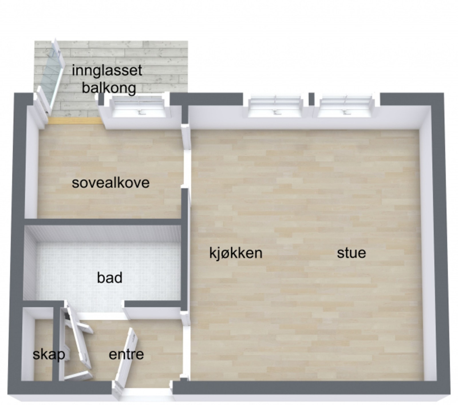 Plantegning Galleribilde