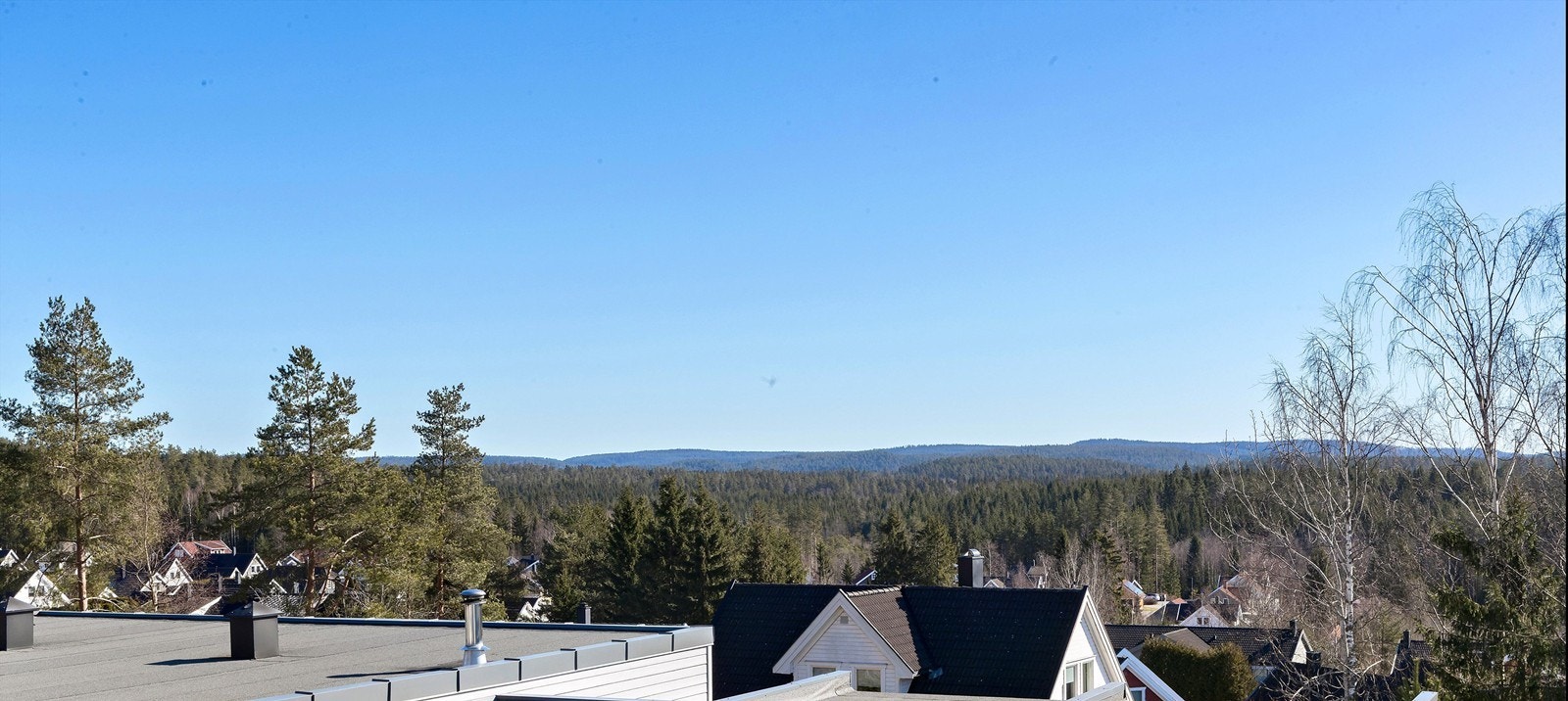 Utsikt fra terrasse Galleribilde