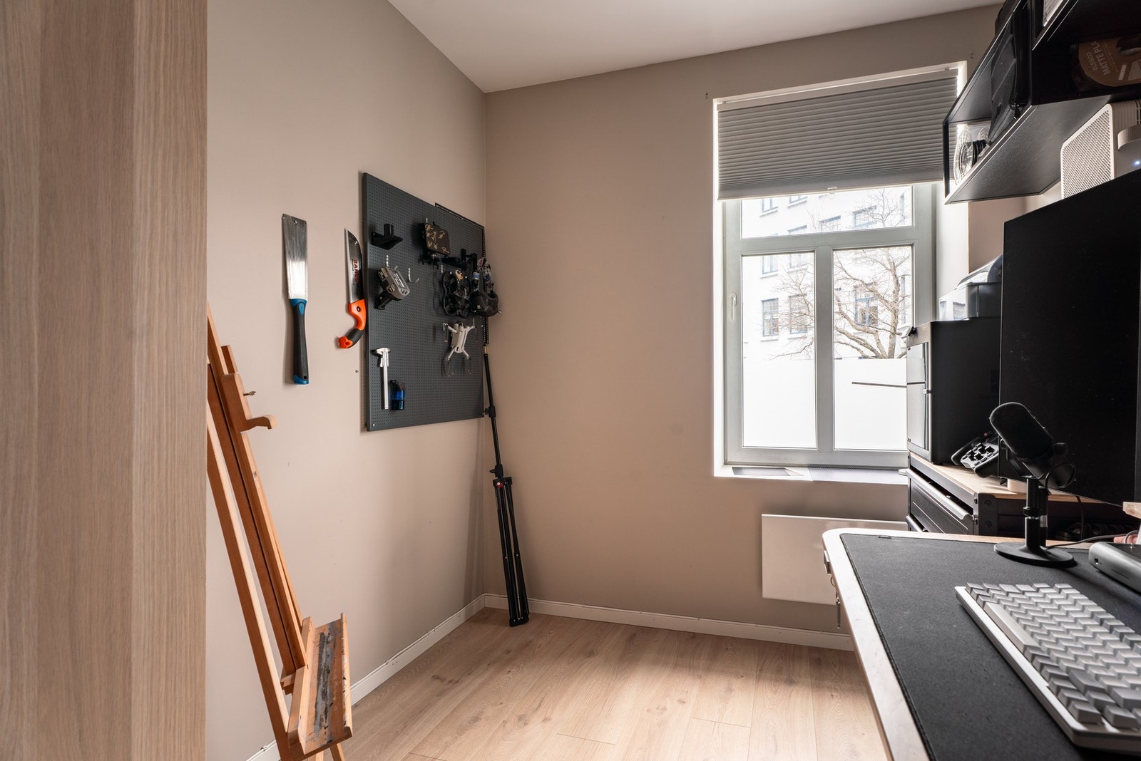 Soverommet er i dag innredet som kontor. Galleribilde