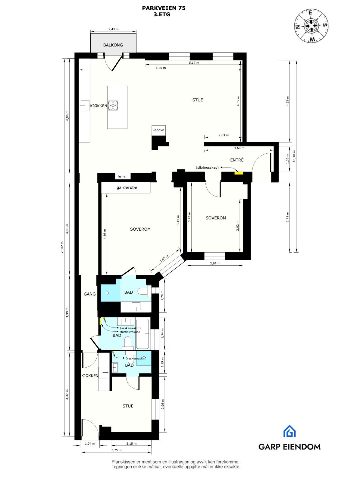 Plantegning Galleribilde