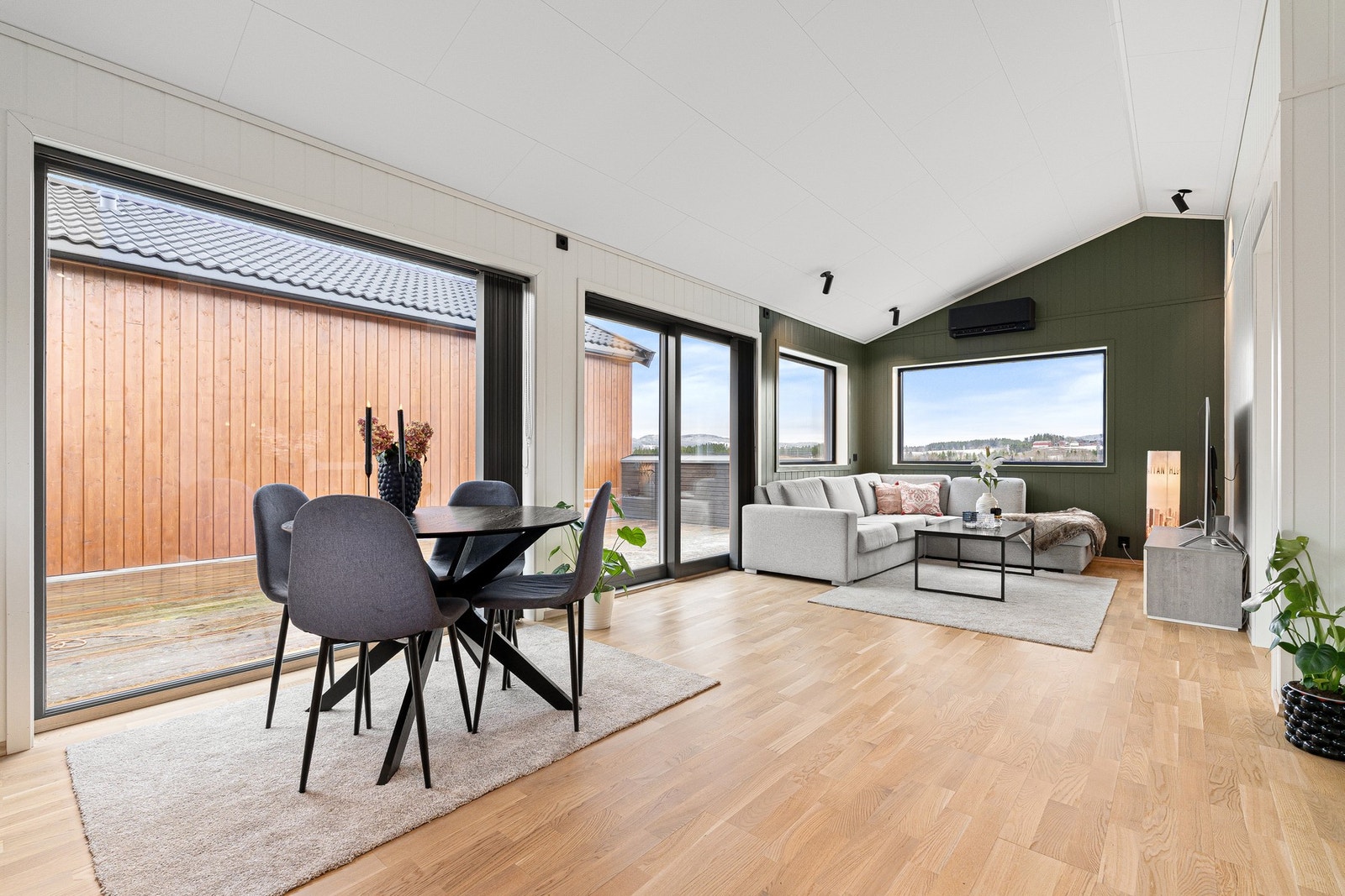 Takterrassen er på ca. 35 m². Galleribilde