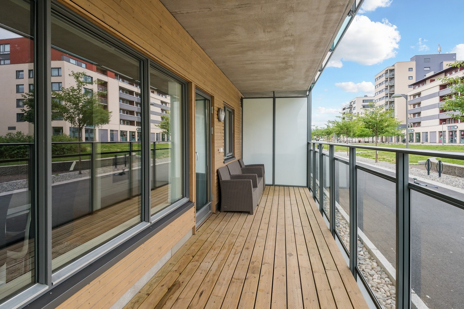 Flott terrasse på ca 11 kvm Galleribilde