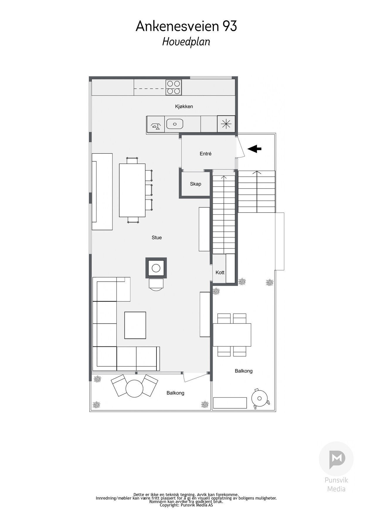 Plantegning - Hovedplan Galleribilde