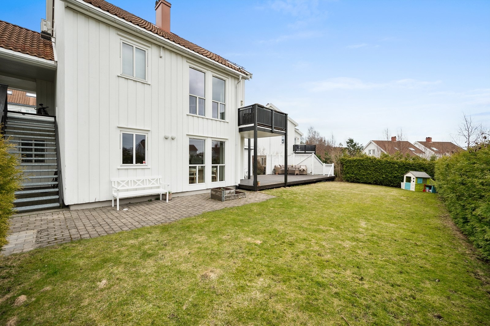Sjeldent stor, privat uteplass Galleribilde