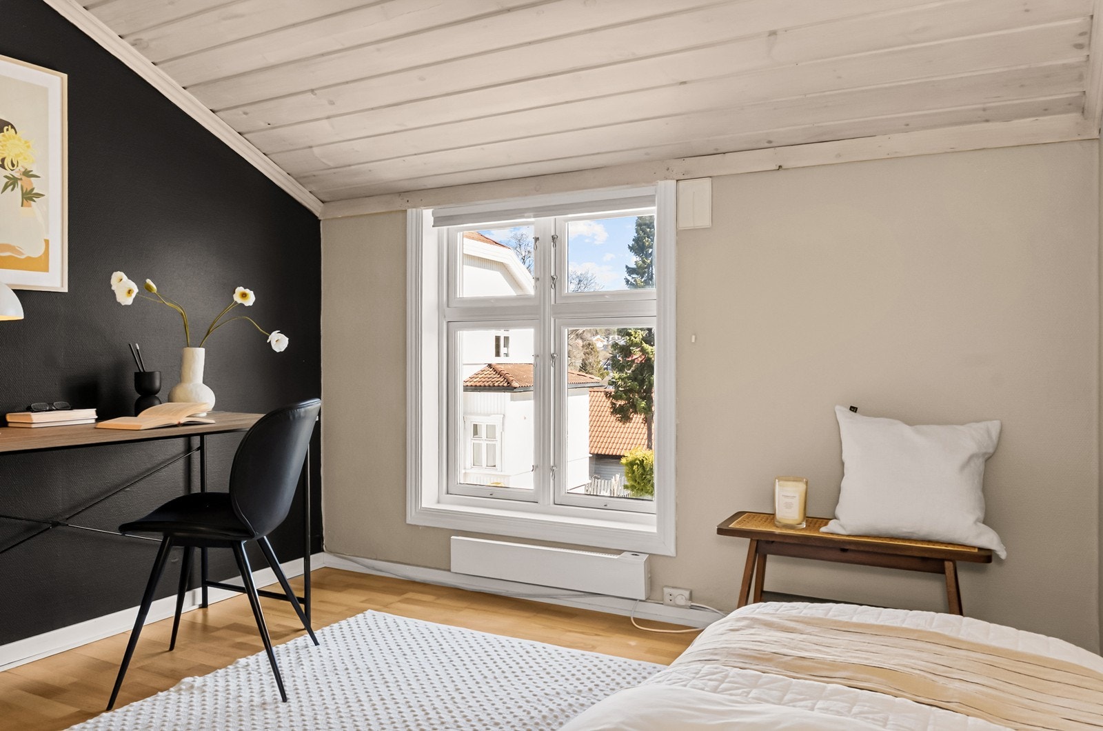 Kan også brukes som hjemmekontor - her kan du jobbe i fred og ro Galleribilde