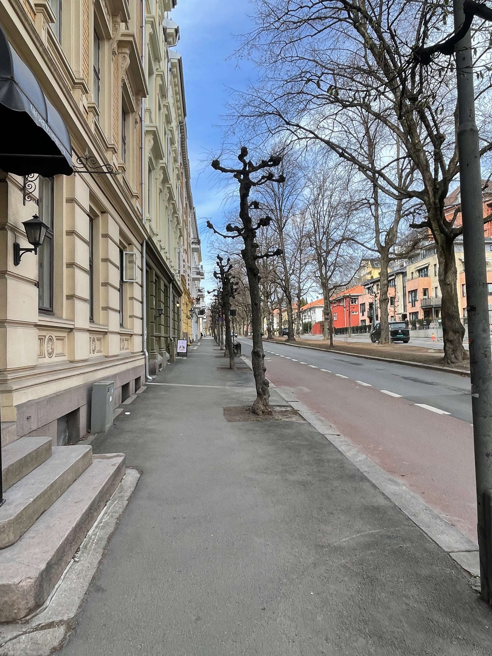 En av Frogners flotteste gater. Bakeri 50 m unna Galleribilde