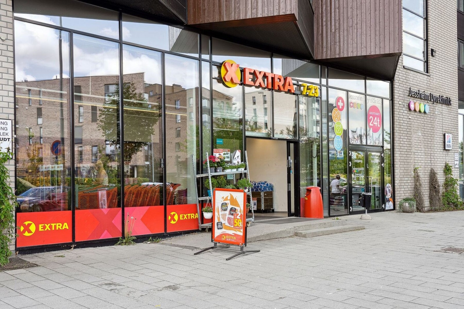 Kun noen få meter til Extra. Galleribilde