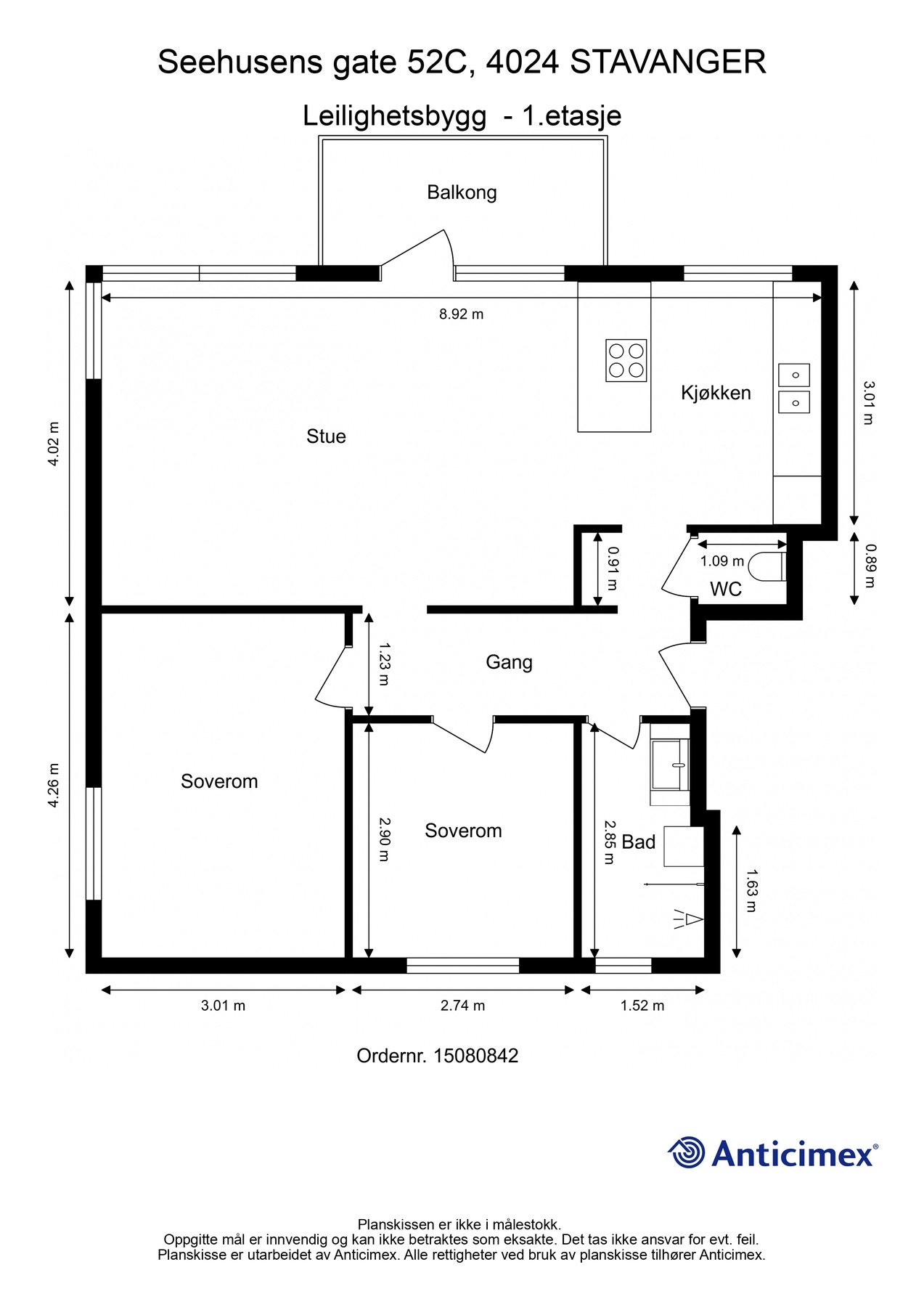 Plantegning. Galleribilde