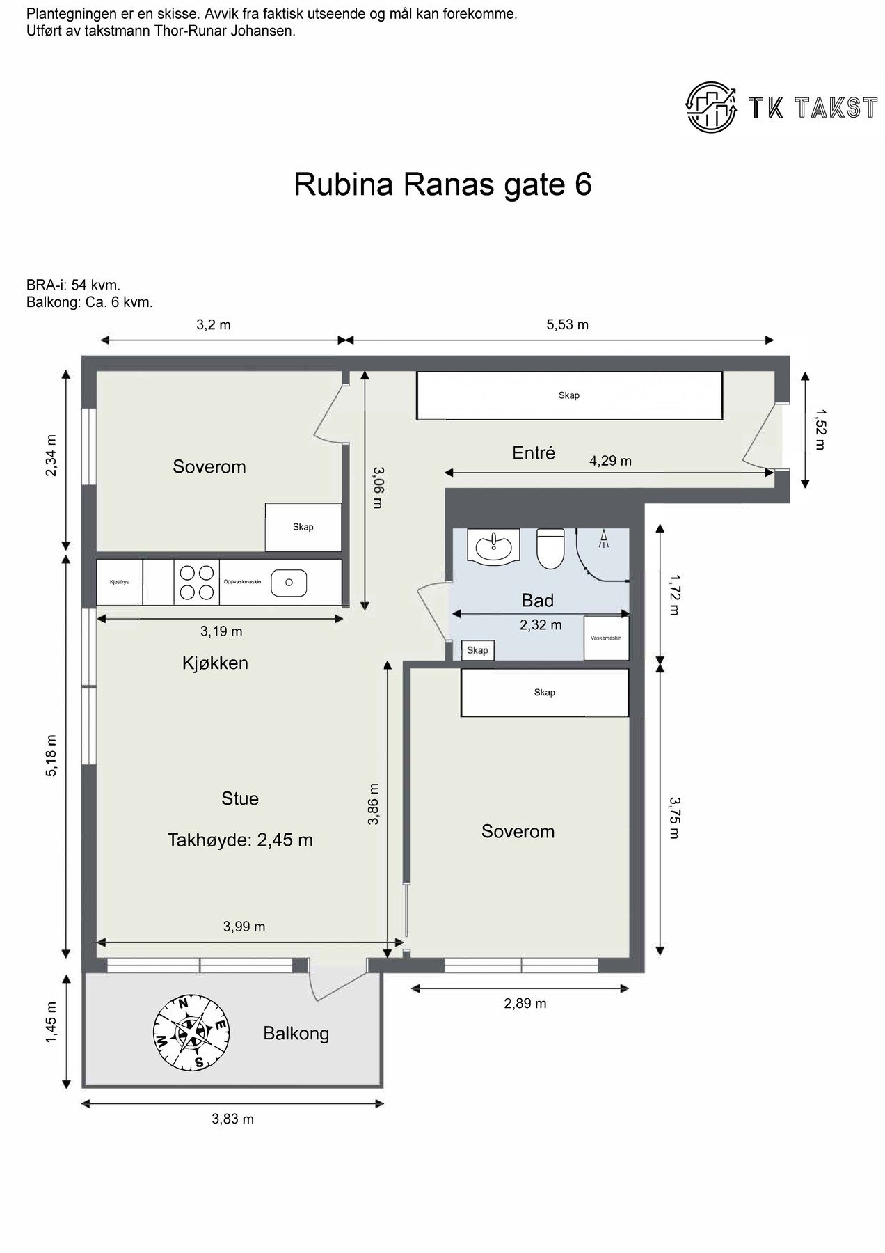 Plantegning Galleribilde