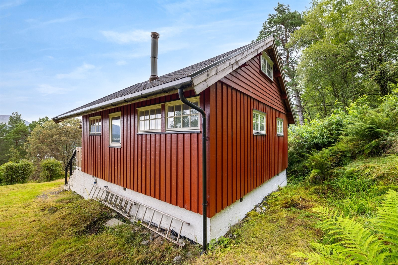 Taket ble reparert og lagt om i 2018. Galleribilde