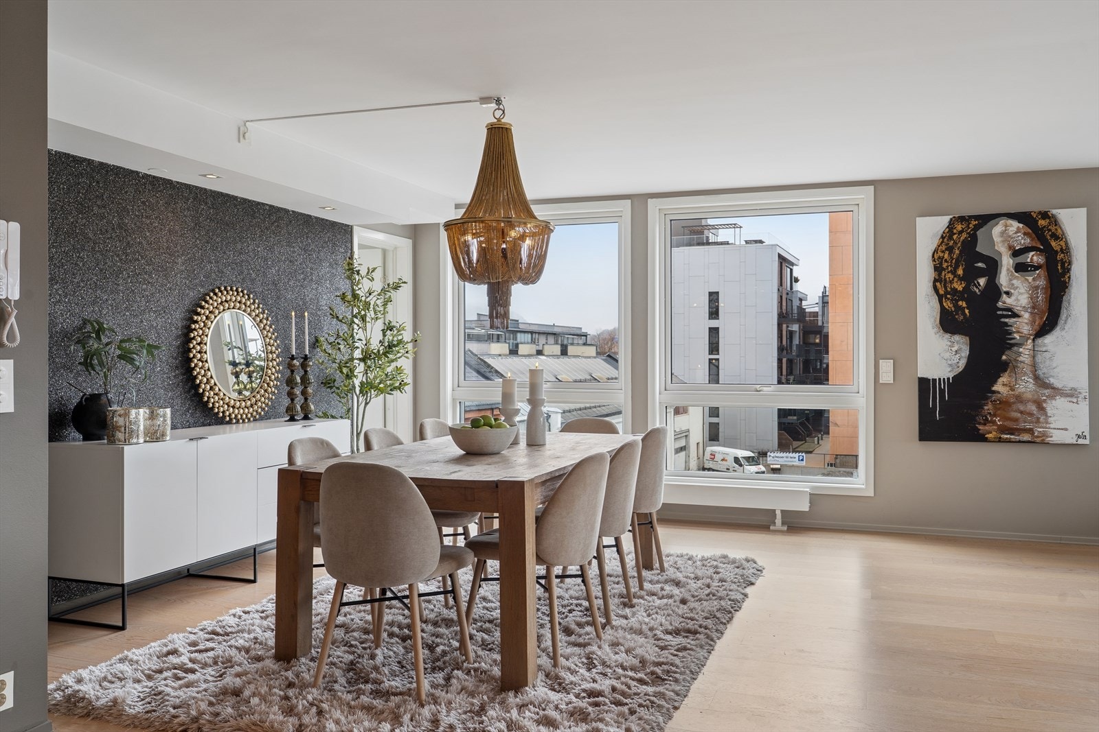 En stilfull 4-roms andelsleilighet Galleribilde