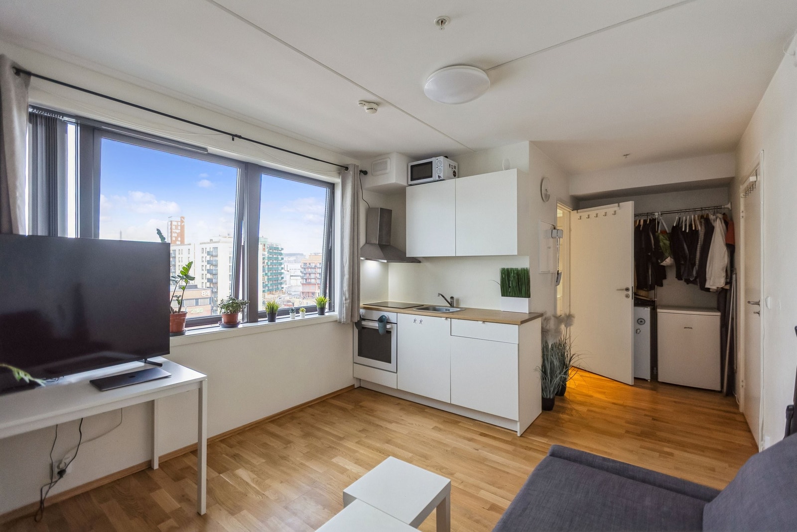 Hybel stue og kjøkken Galleribilde