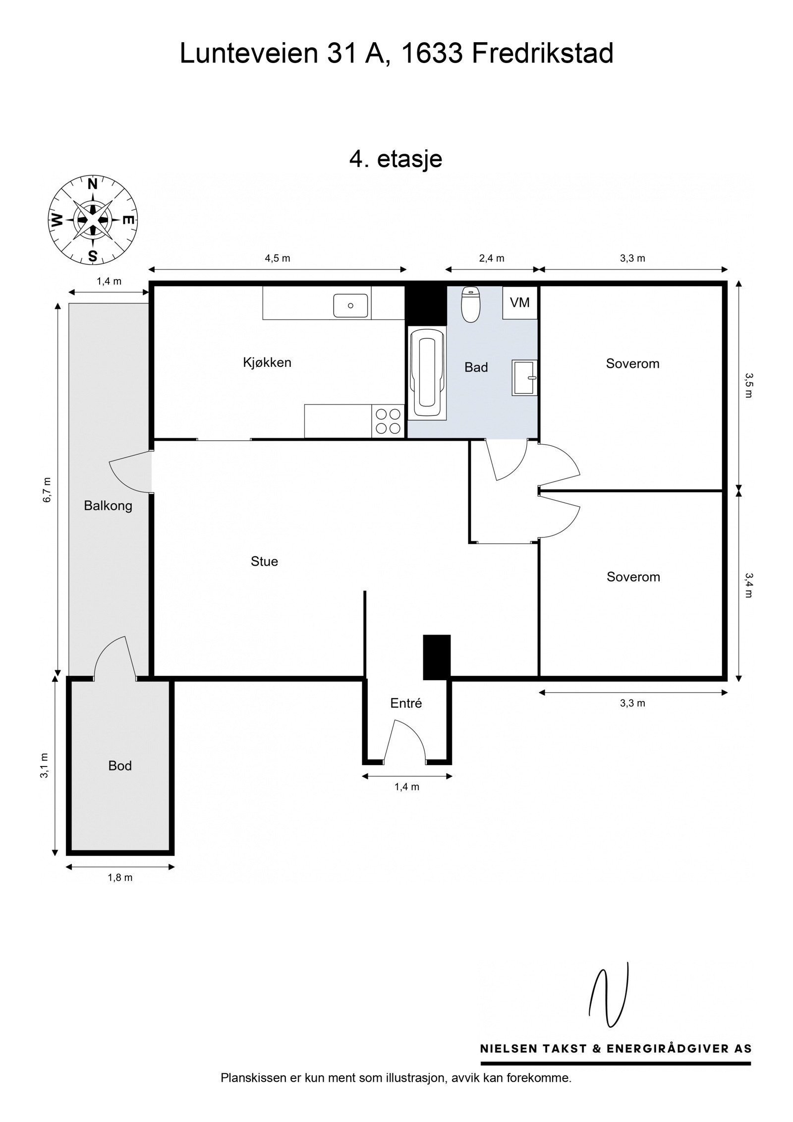 Plantegning Galleribilde