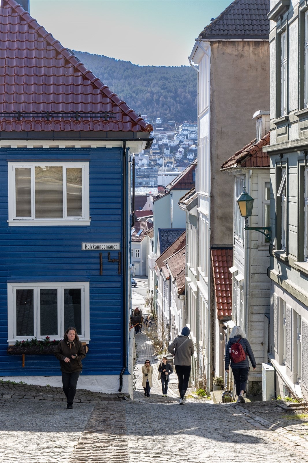 Området preges av sjarmerende smau, brosteinsbelagte gater og klassisk trehusbebyggelse ved inngangen til historiske Nordnes. Galleribilde