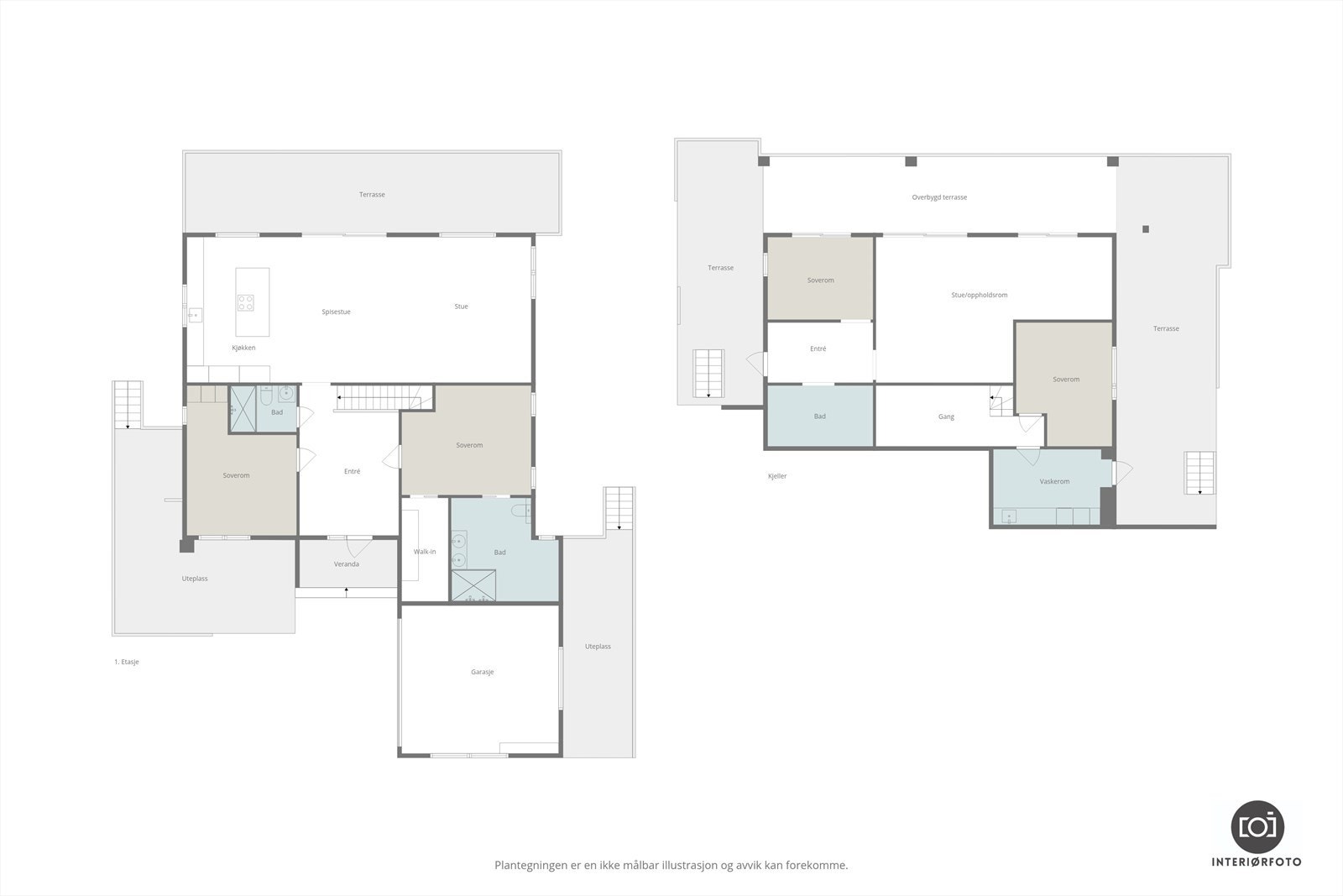 Plantegning Galleribilde