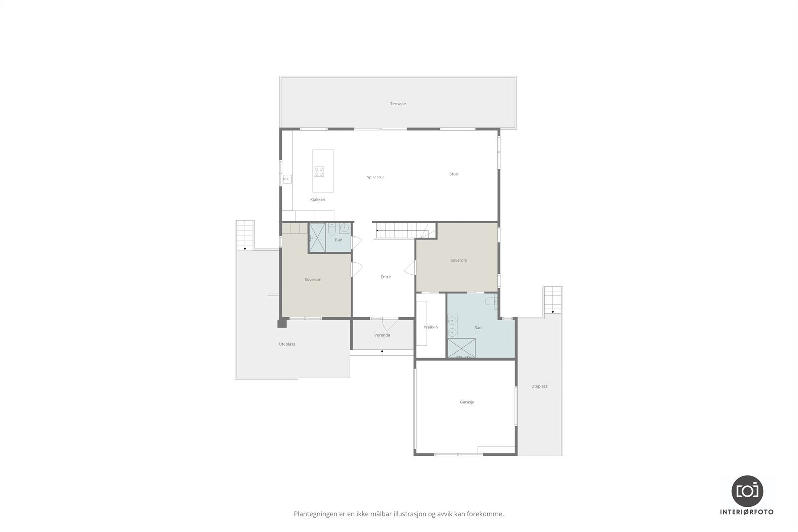 Plantegning Galleribilde