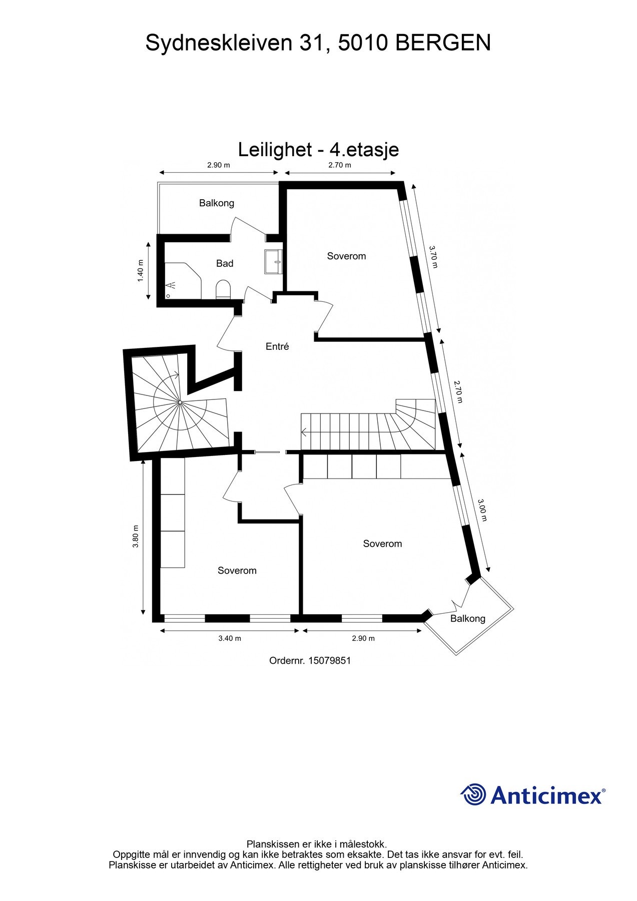 Planskisse (det tas forbehold om feil/avvik). Galleribilde