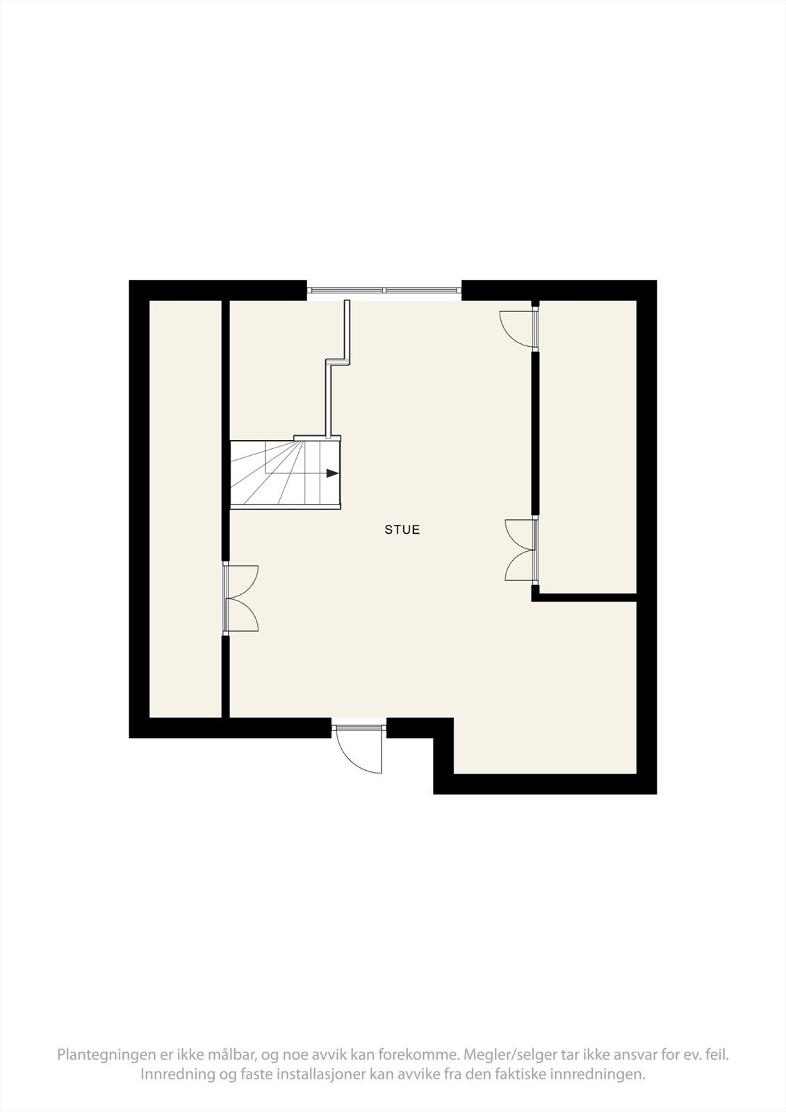 Plantegning loft Galleribilde