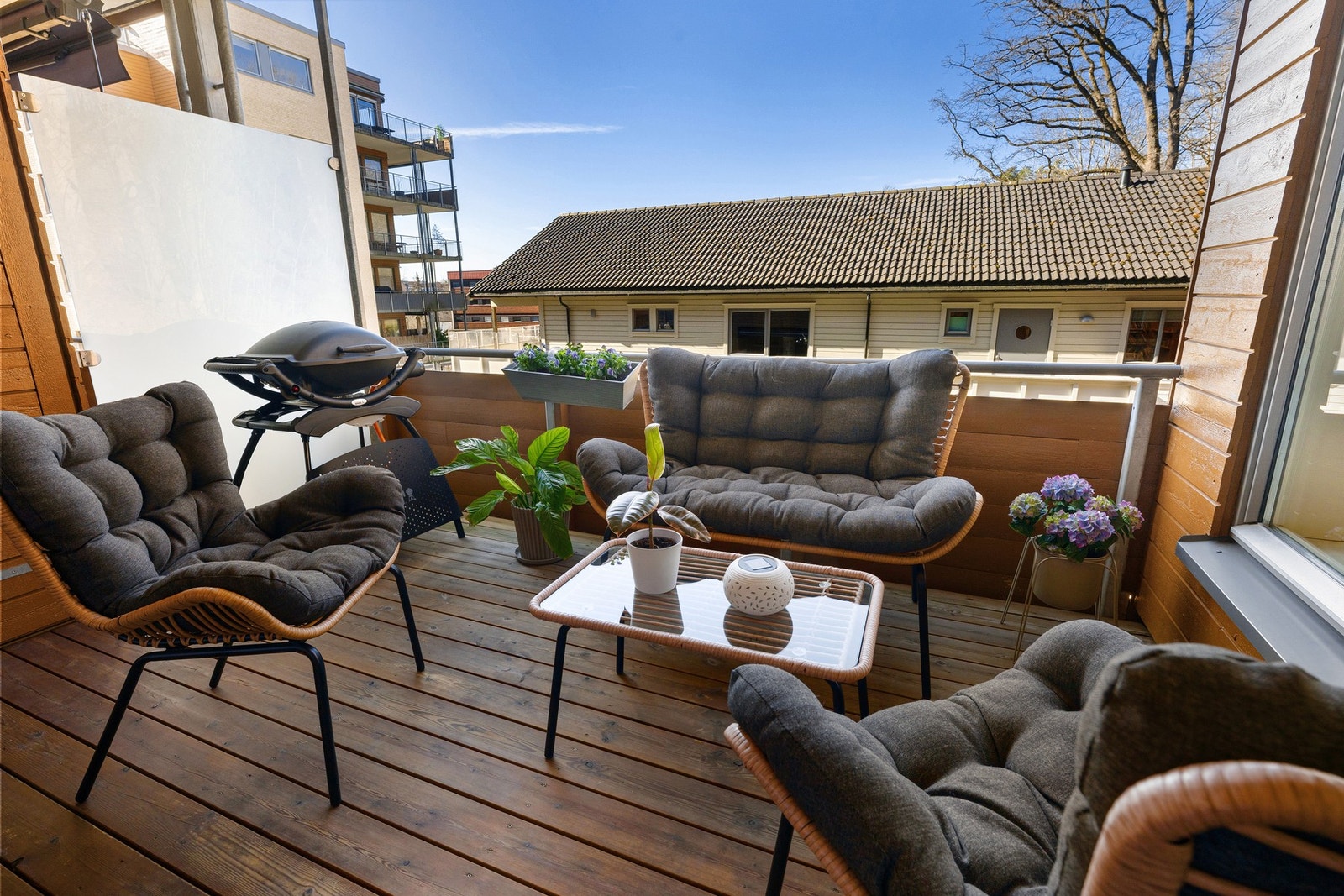 Bod på 2 kvm med direkte adkomst fra balkongen. Galleribilde