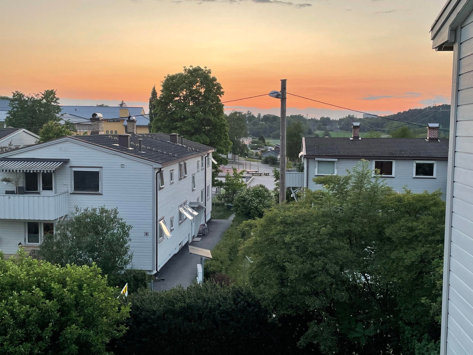 Utsikt fra veranda Galleribilde