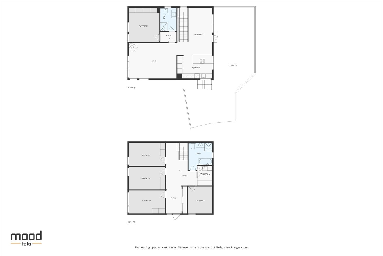 Planskisse | 1. & 2.etasje Galleribilde