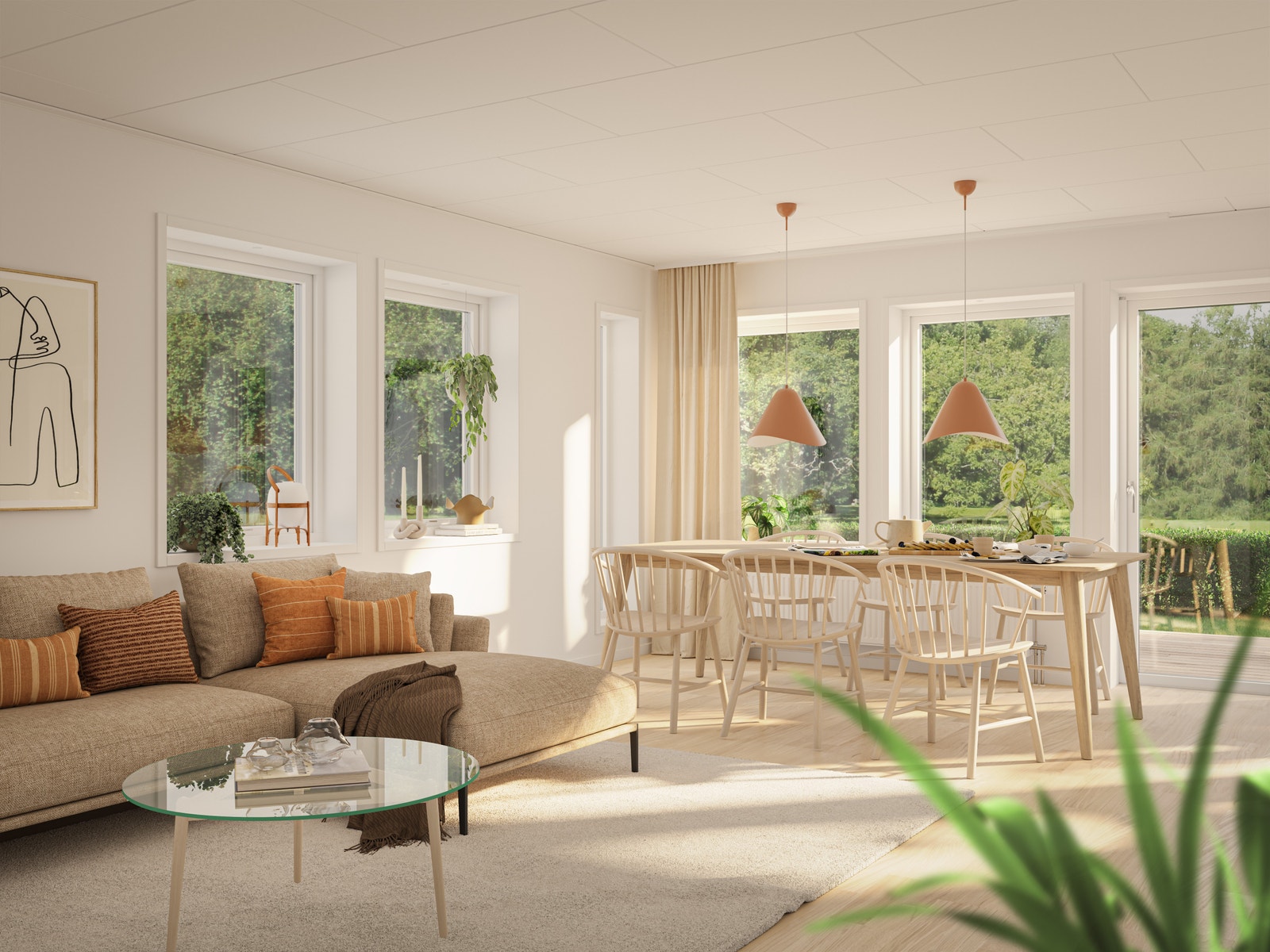 Illustrasjonsbilde fra husmodellen Frida Galleribilde