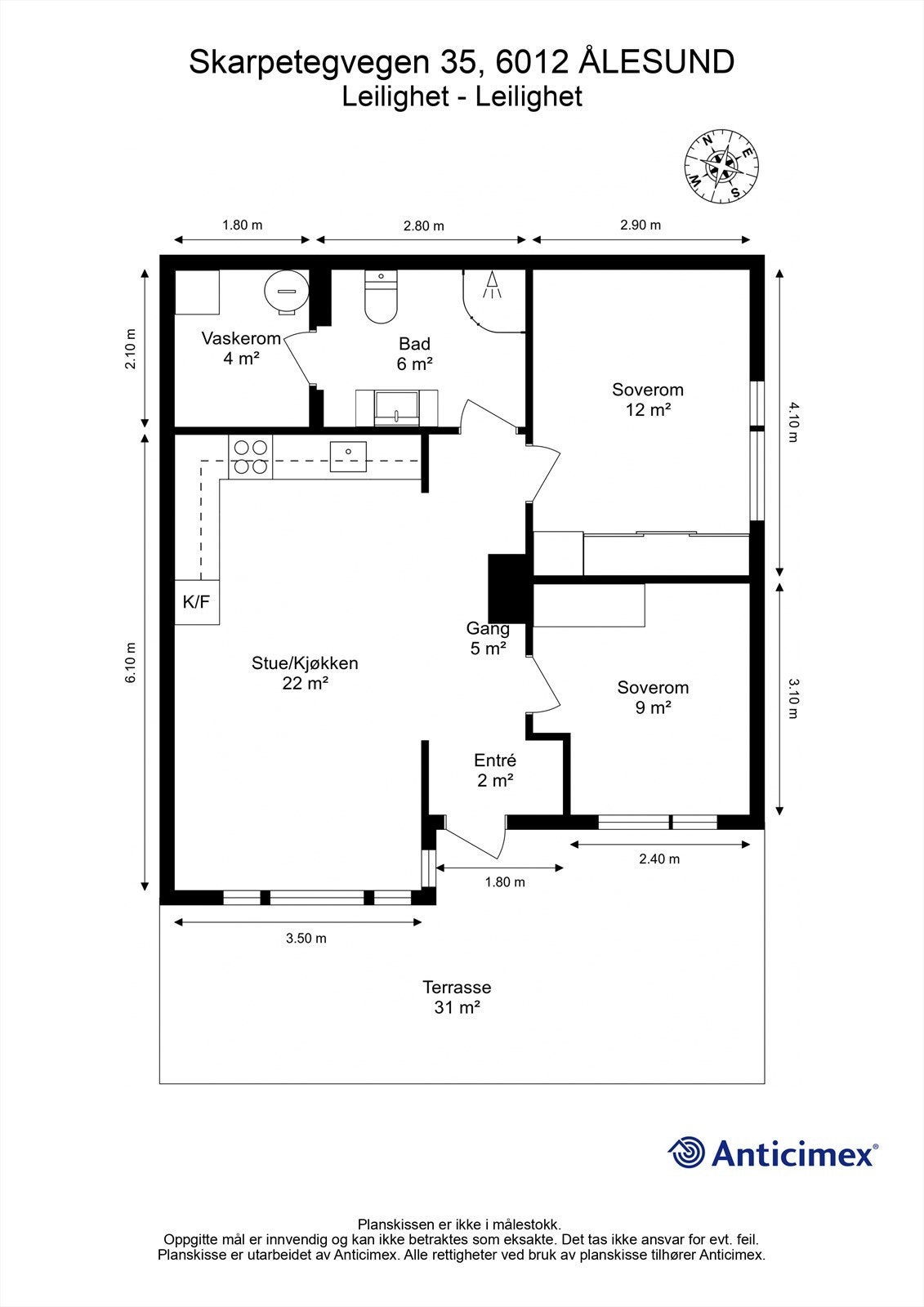 Plantegning Galleribilde