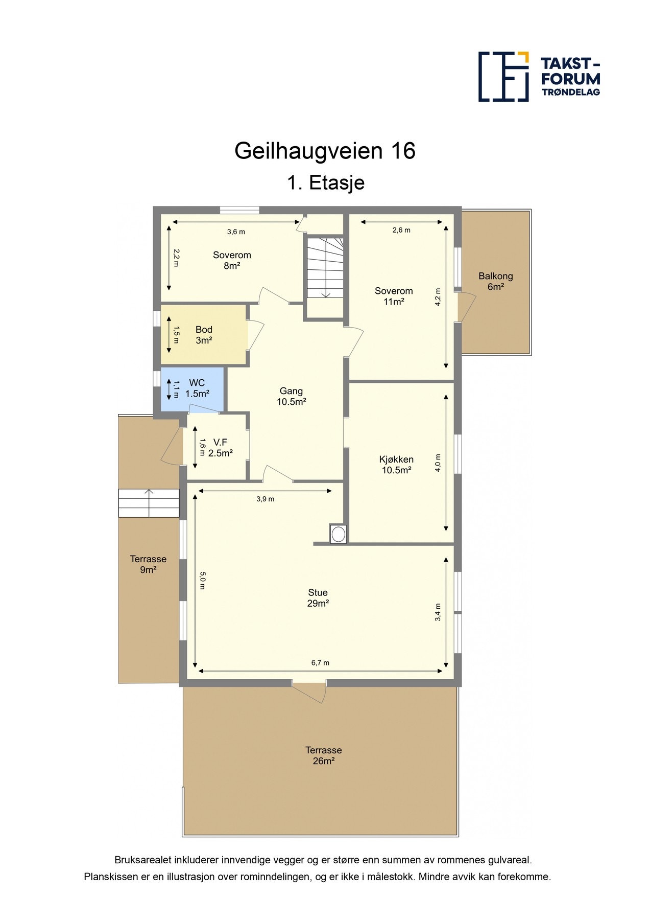 Plantegning 1.etasje. Galleribilde