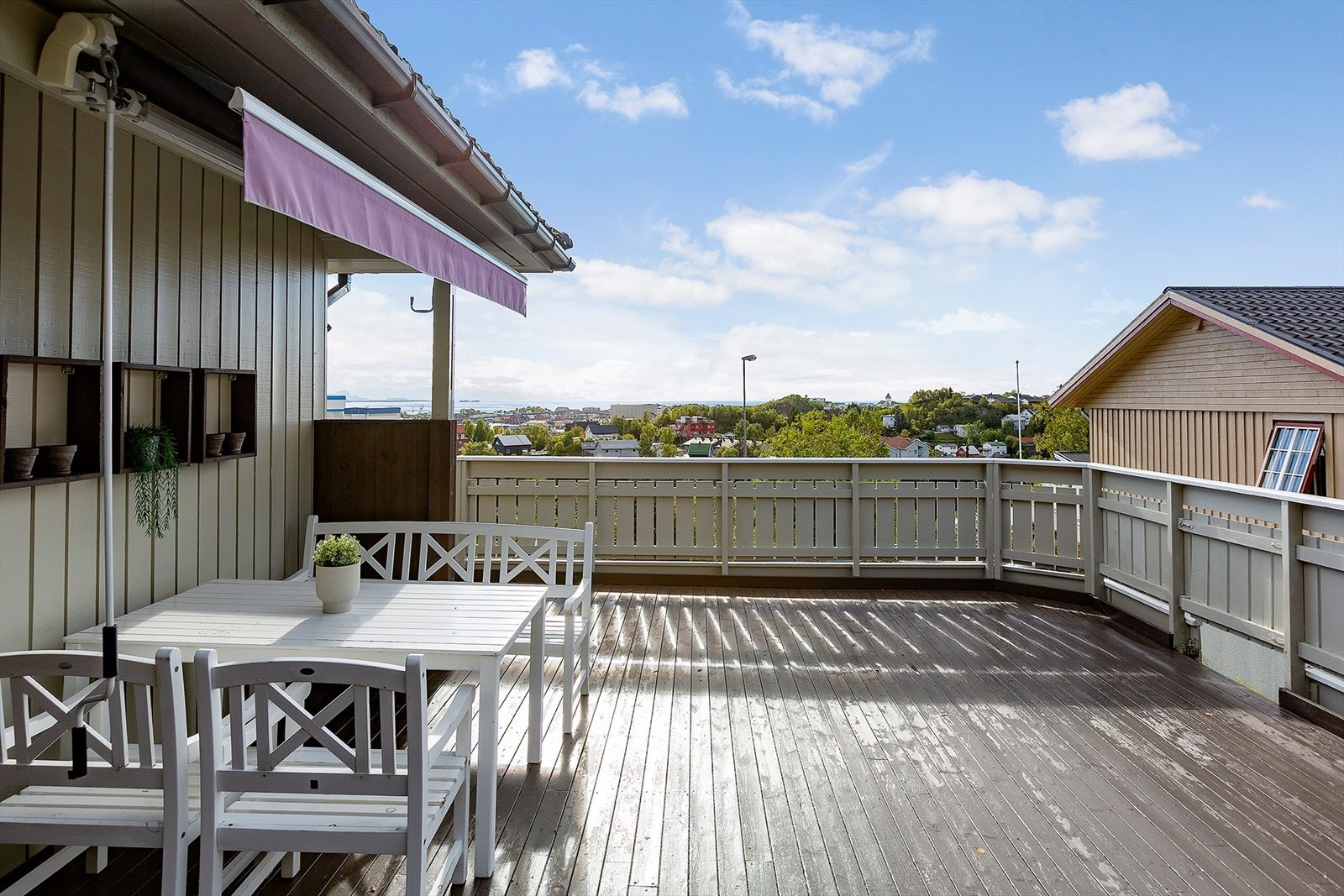 Slående utsikt ut mot havet Galleribilde