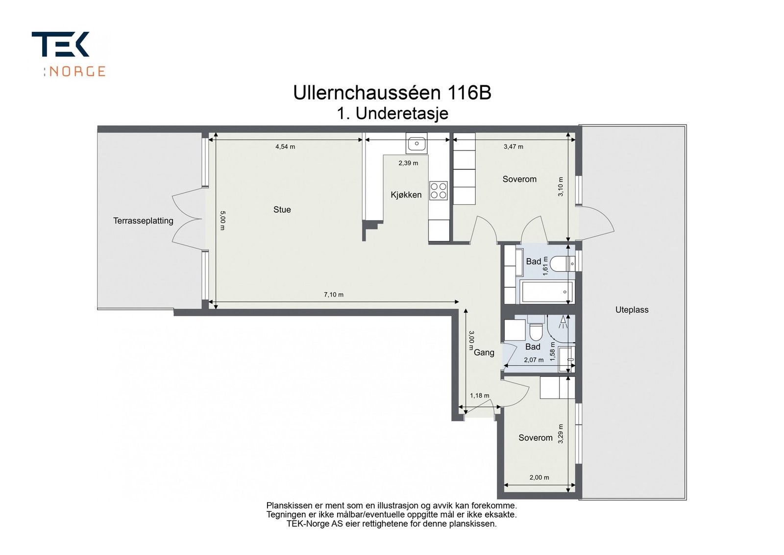 Plantegning Galleribilde