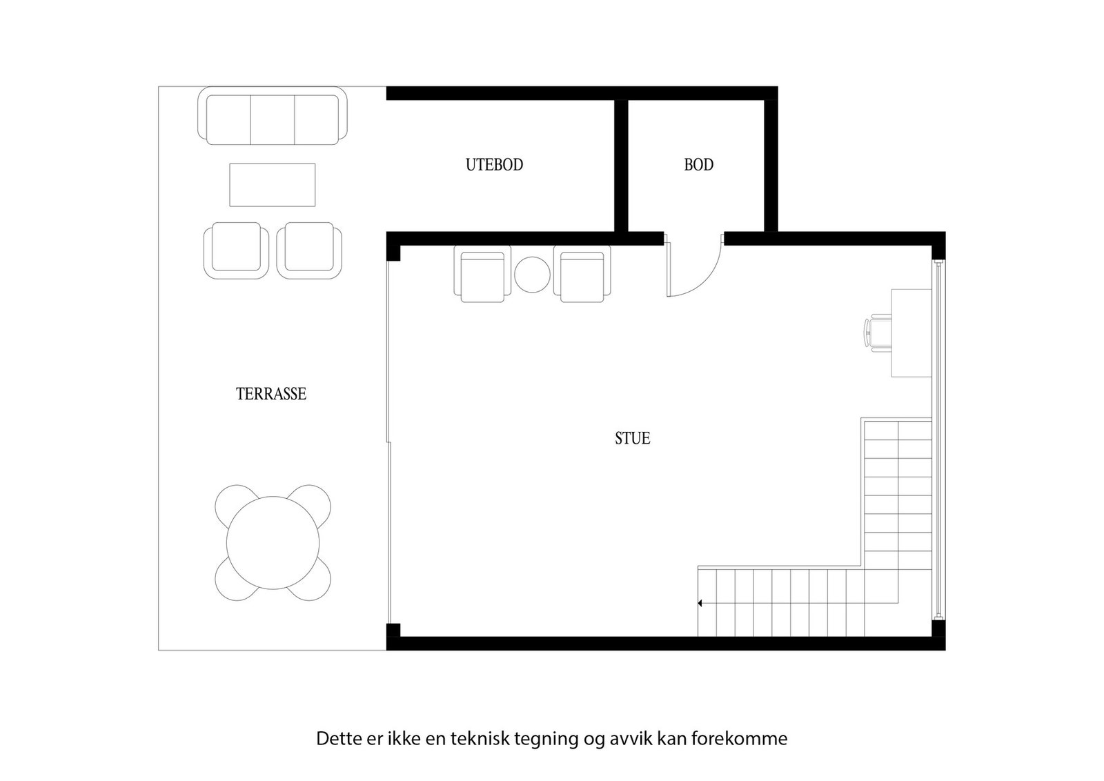Plantegning 4. etasje Galleribilde