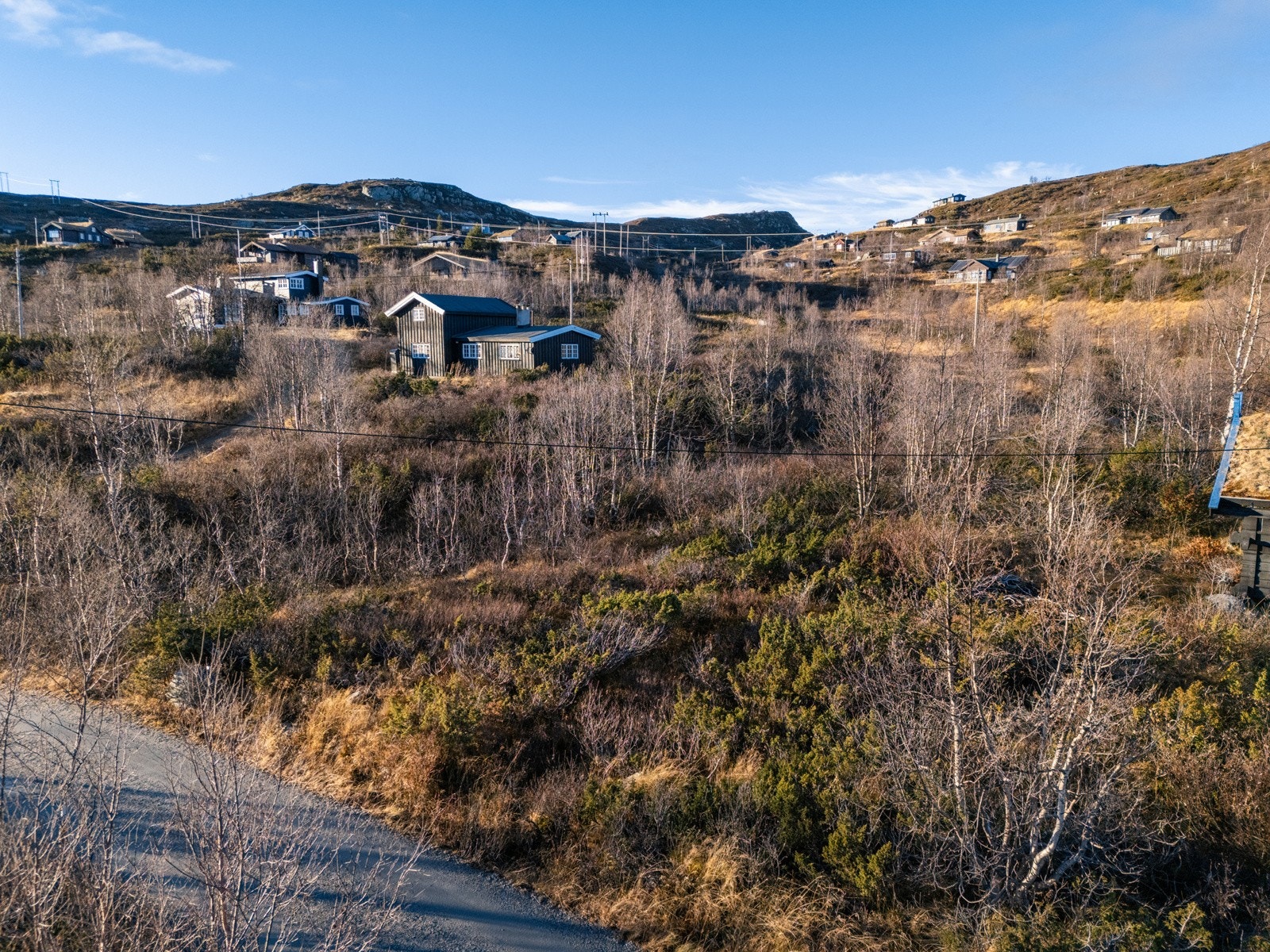 Eiendommen har en fantastisk beliggenhet på Ustaoset - nydelig utsikt mot Rennedalen Galleribilde