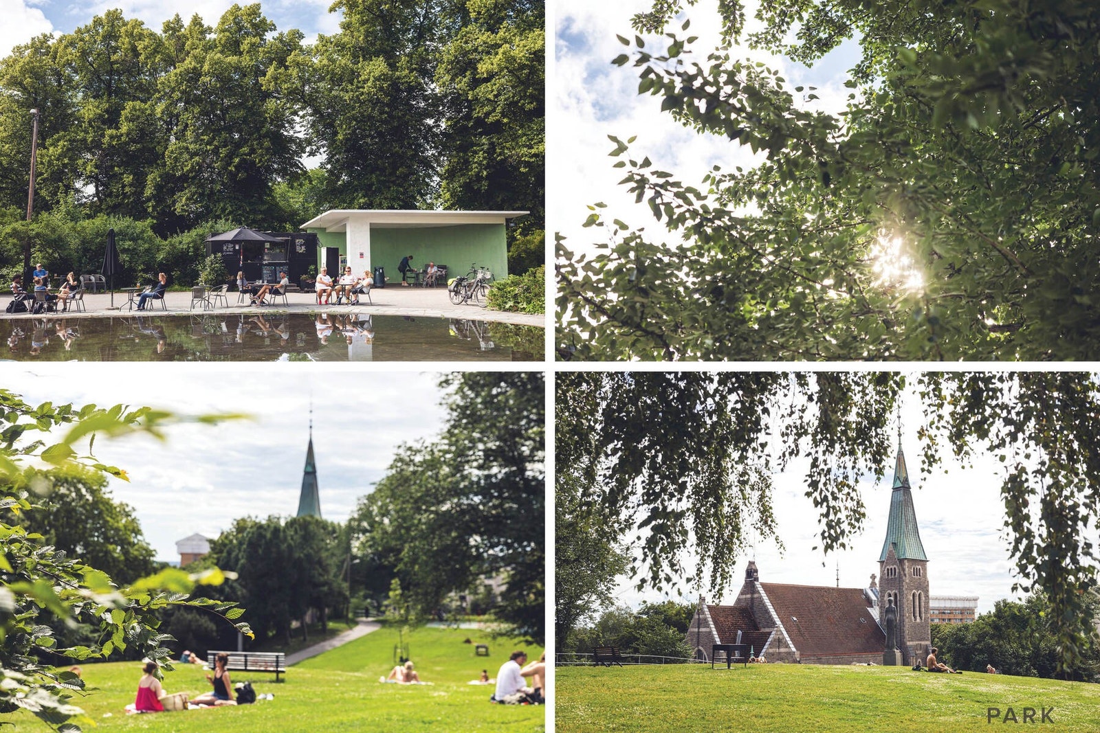 Nærområdets parker er Idioten, Stensparken og St. Hanshaugen som byr på fine grøntområder, turstier og lekeplasser. Idioten er den nærmeste og ligger kun 3 min fra leiligheten. Det tar ca. 4 min å gå til Stensparken og ca. 13 min til St. Hanshaugen park. Galleribilde
