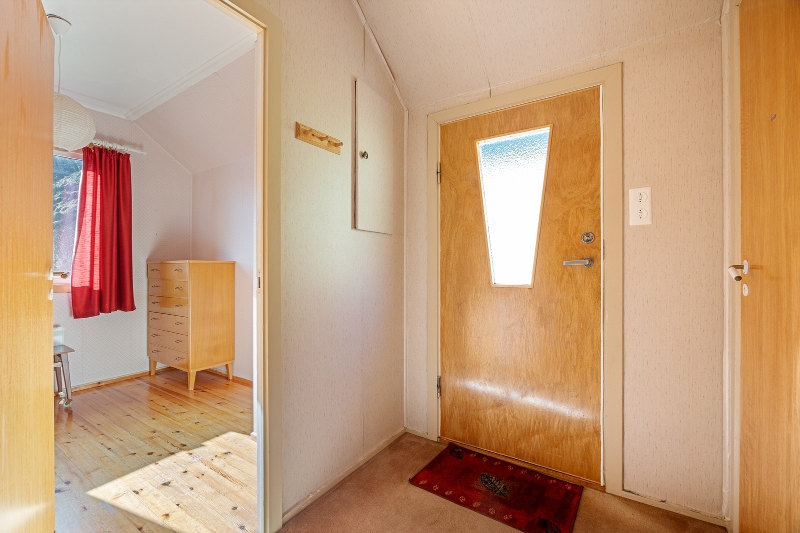 Velkommen inn! Vindfanget er på ca. 3,4m². Galleribilde