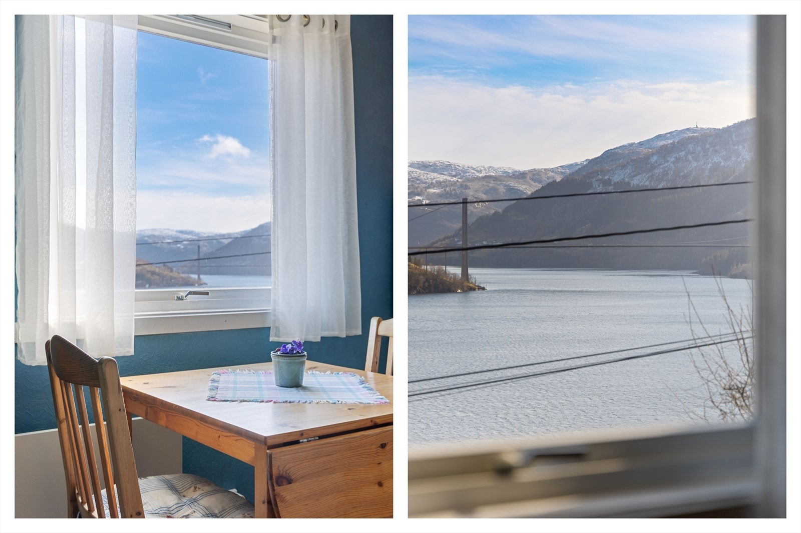 Utsikten fra kjøkkenet. Galleribilde