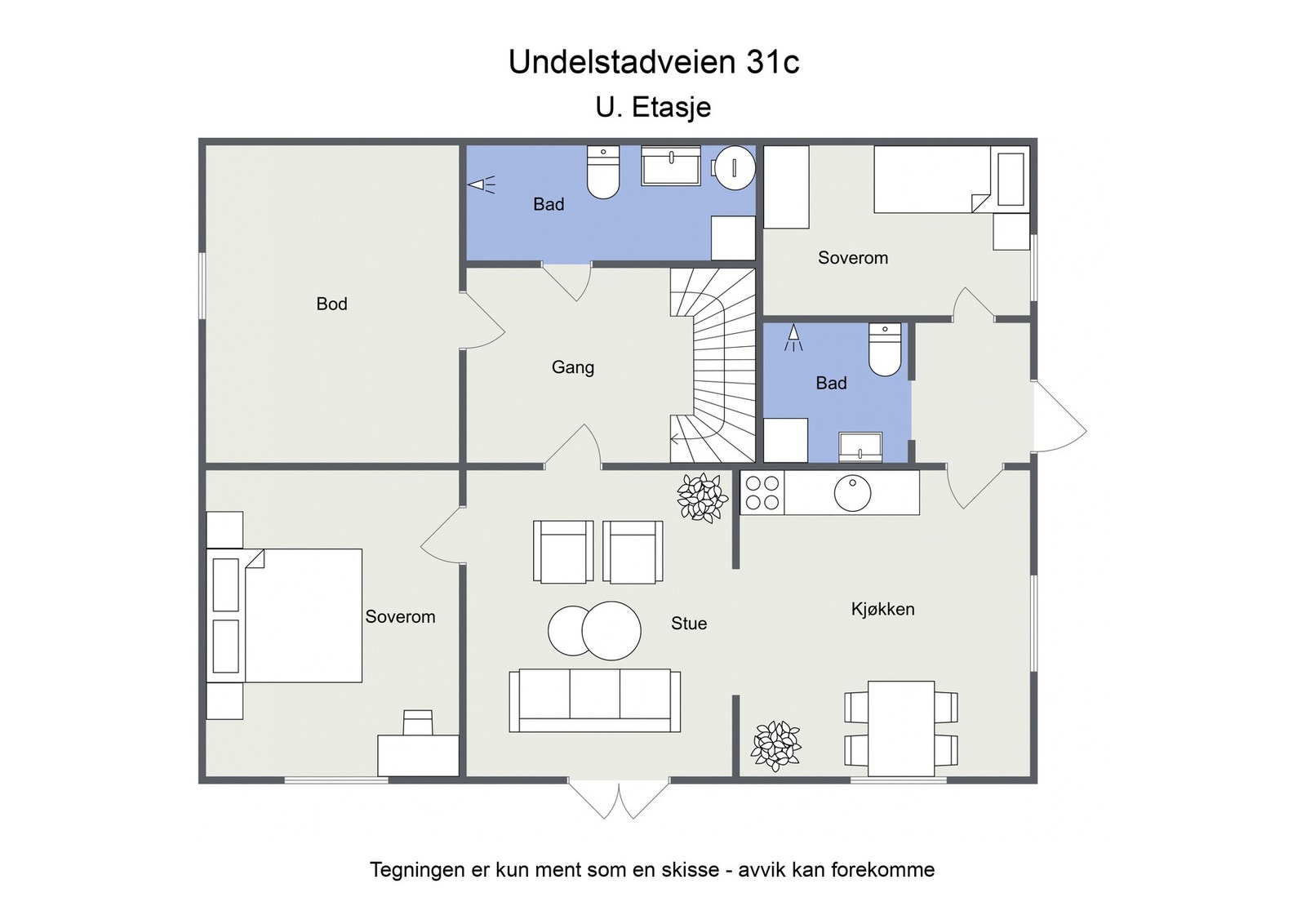 Underetasje. Galleribilde