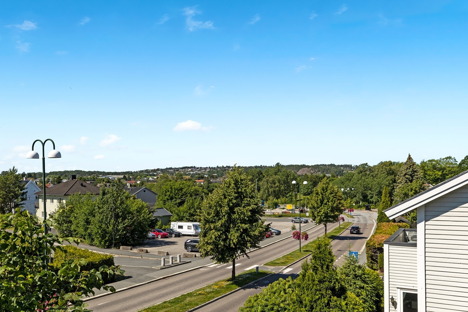 Vid utsikt mot Korsgata og Torsbekk Galleribilde