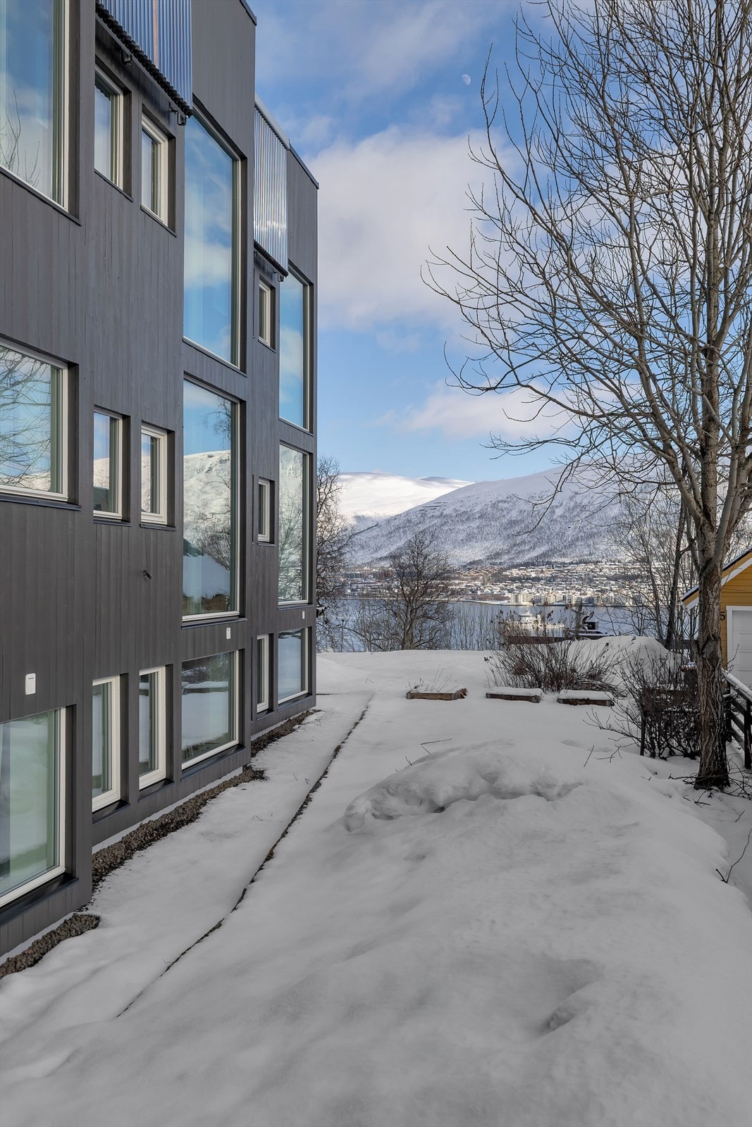 Uteareal sør for boligen Galleribilde