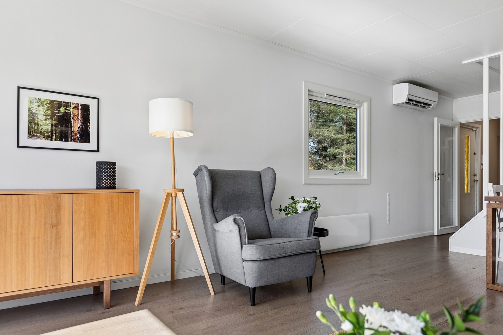 Boligen er lys og innholdsrik. Galleribilde