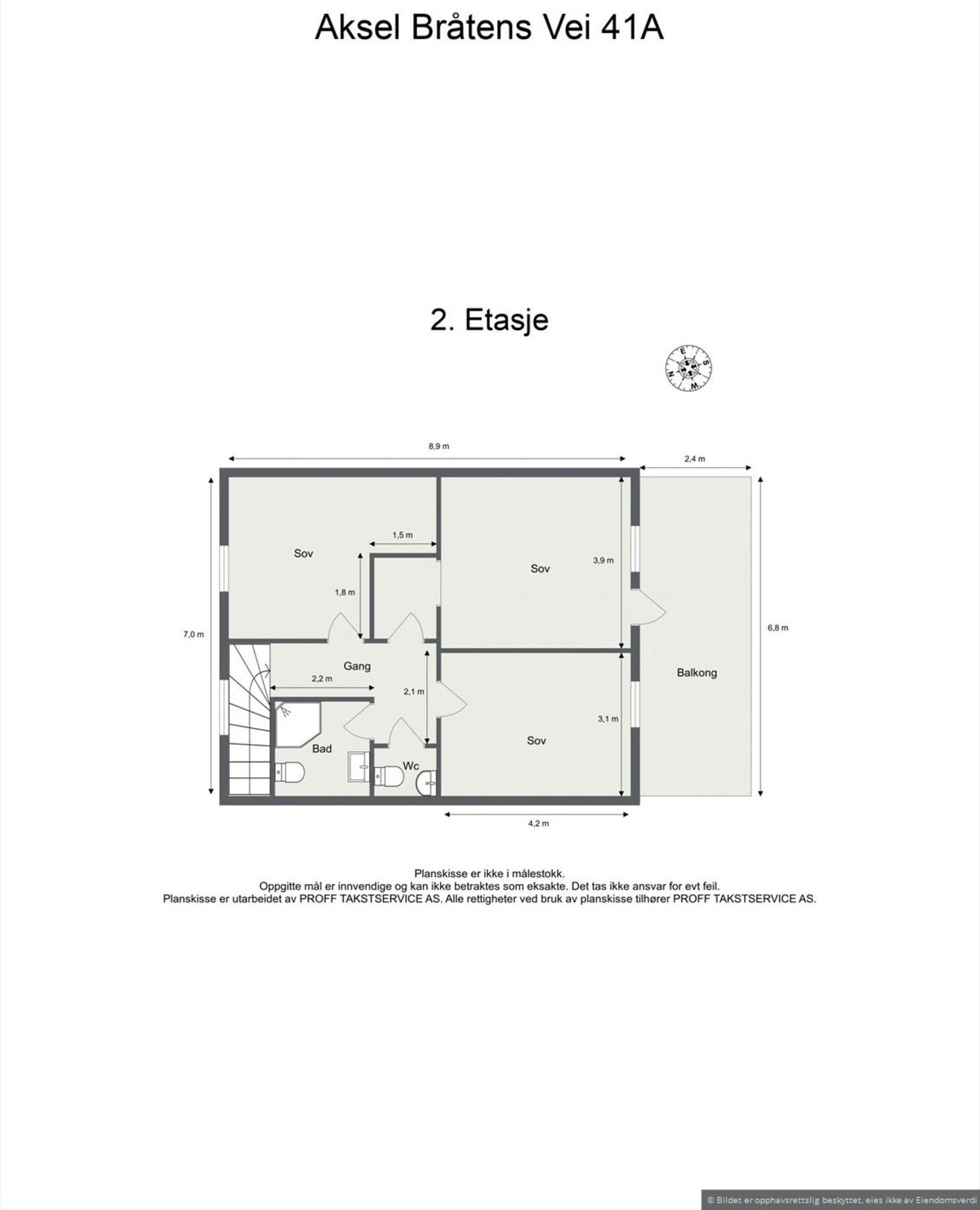 Plantegning 2.Etasje. Galleribilde